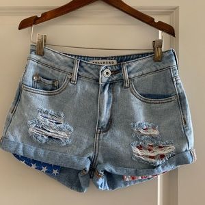 Bullhead Patriotic Jean Shorts
